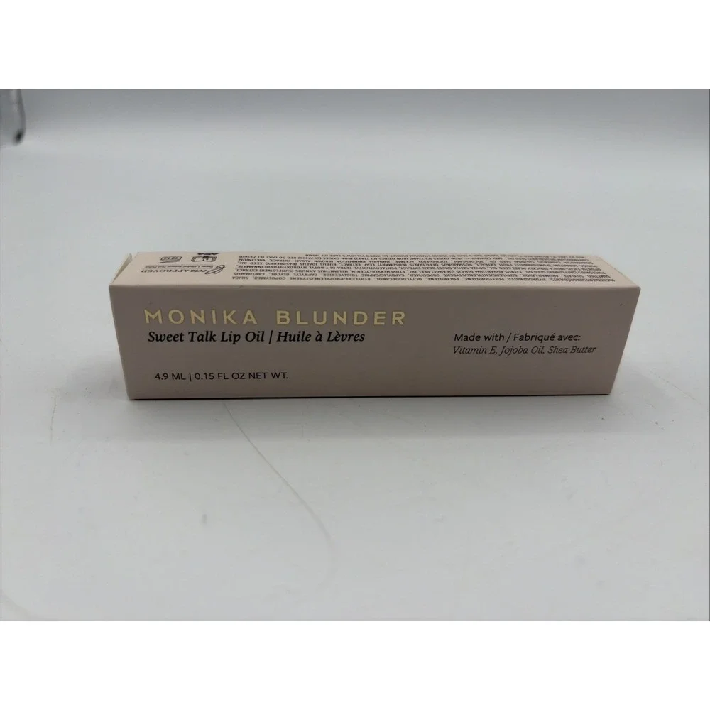 Monika Blunder Sweet Talk Vitamin E Jojoba Oil Lip Oil Shea Butter 4.9 Kastanie
